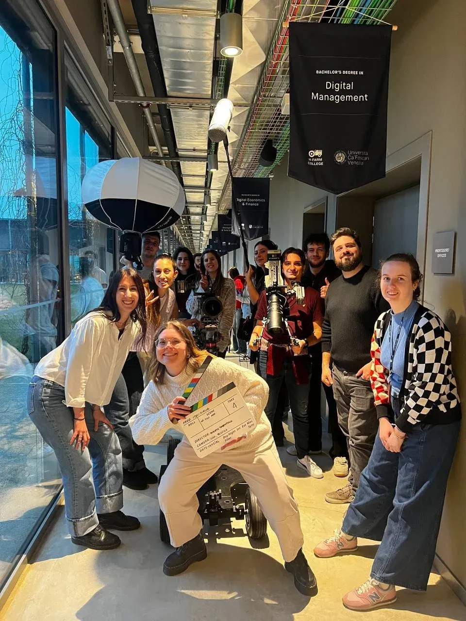 Msc in Production Design and Communication 2023-2024 class.