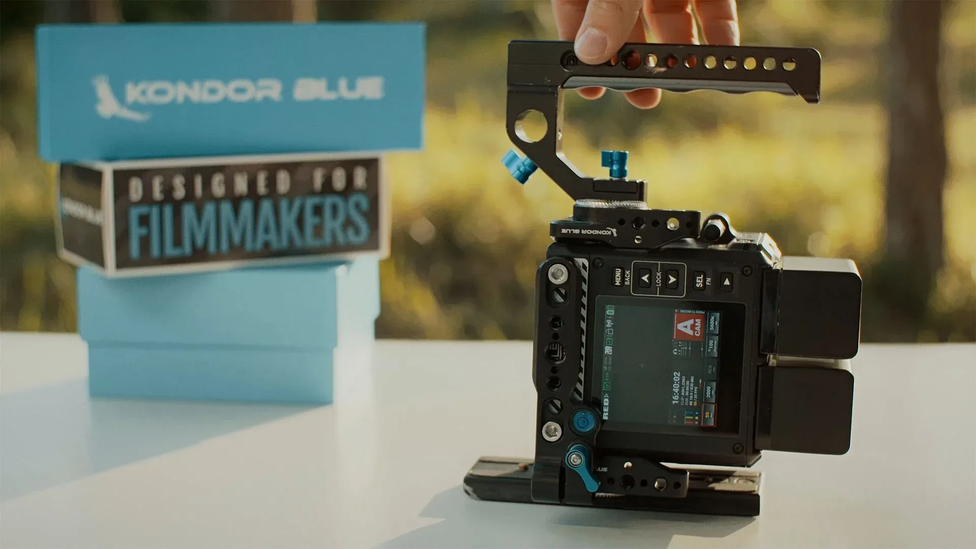 Komodo setup for vertical shooting