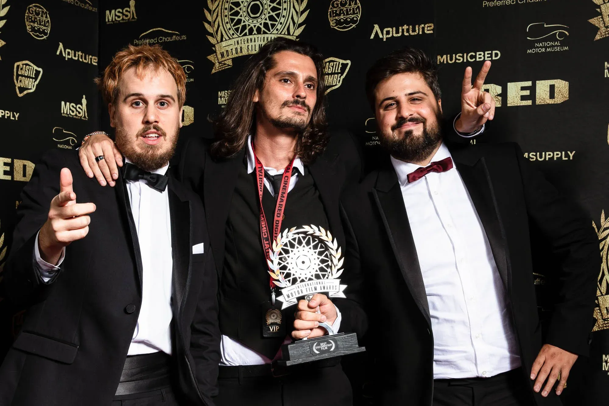 At the International Motor Film Awards 2018 in London after winning Best Documentary